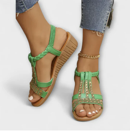 SHINY SUMMER SANDALS