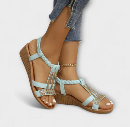 SHINY SUMMER SANDALS