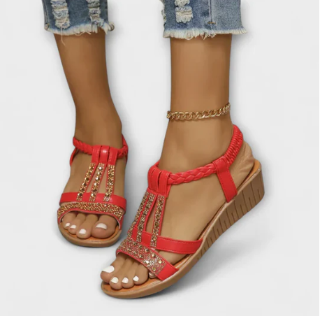 SHINY SUMMER SANDALS