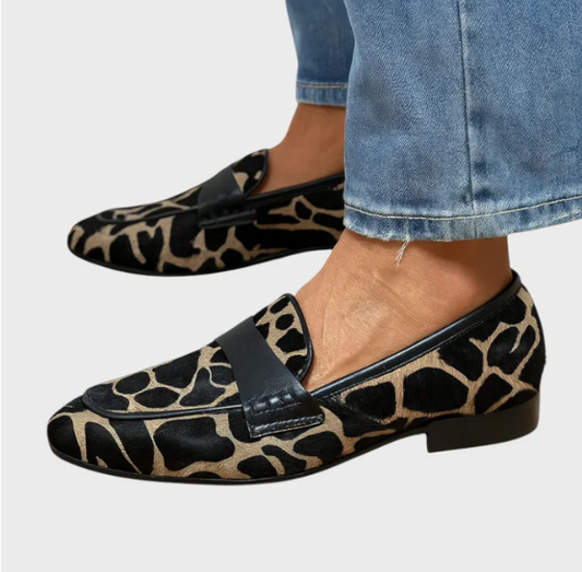 Léonie™ | Leopard Loafers
