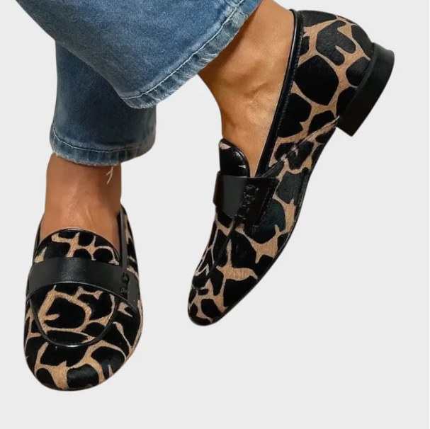 Léonie™ | Leopard Loafers