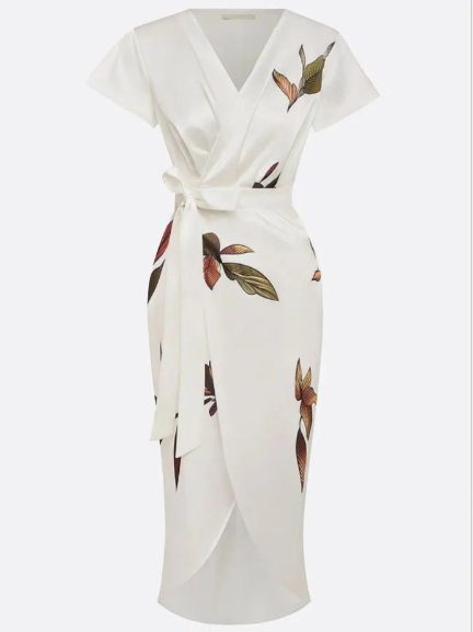 Elin™ | Elegant Floral Print Dress
