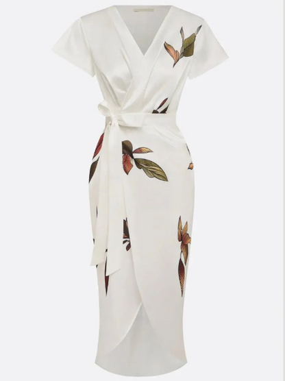 Elin™ | Elegant Floral Print Dress