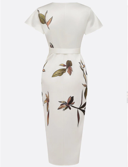 Elin™ | Elegant Floral Print Dress