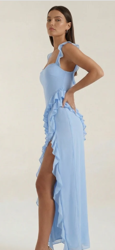 Ruffled Maxi Dress