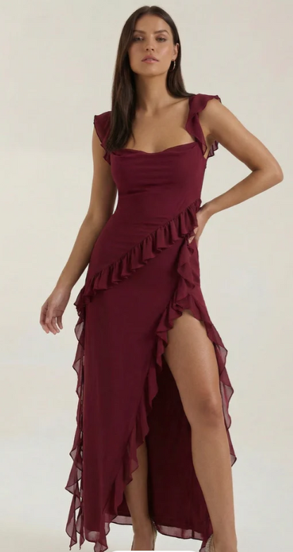 Ruffled Maxi Dress