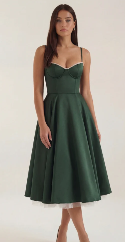 Structured Classic Midi Dress