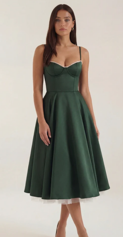 Structured Classic Midi Dress
