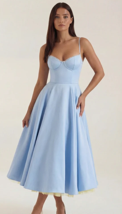 Structured Classic Midi Dress