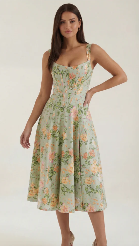 Refined Midi Dress