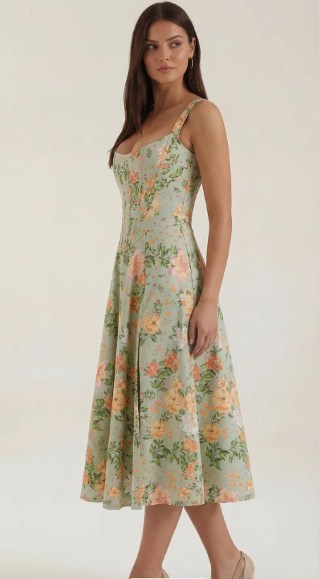 Refined Midi Dress