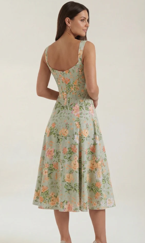 Refined Midi Dress