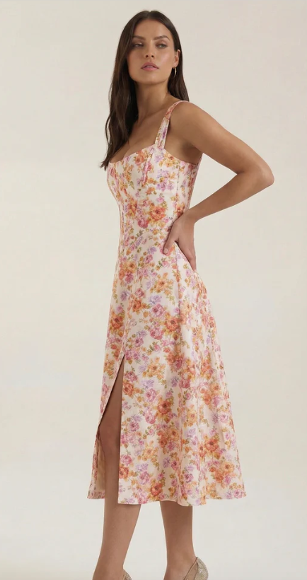 Refined Midi Dress