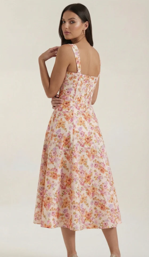 Refined Midi Dress