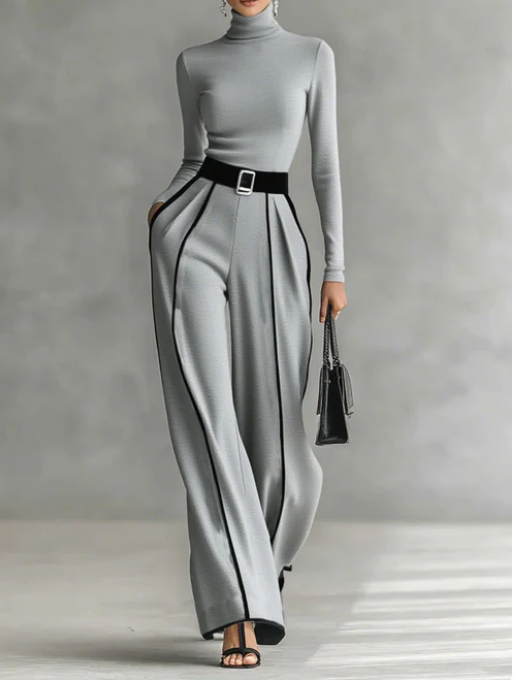 Adriana™ | Premium Jumpsuit with Defined Silhouette and High-Quality Finishes