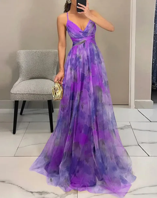 Giselle™ | Floral Print Maxi Dress