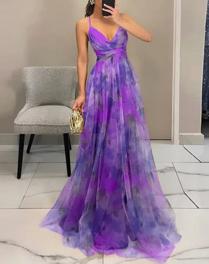 Giselle™ | Floral Print Maxi Dress