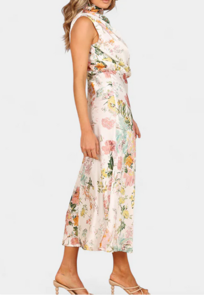 Lisa™ | Floral Halter Dress