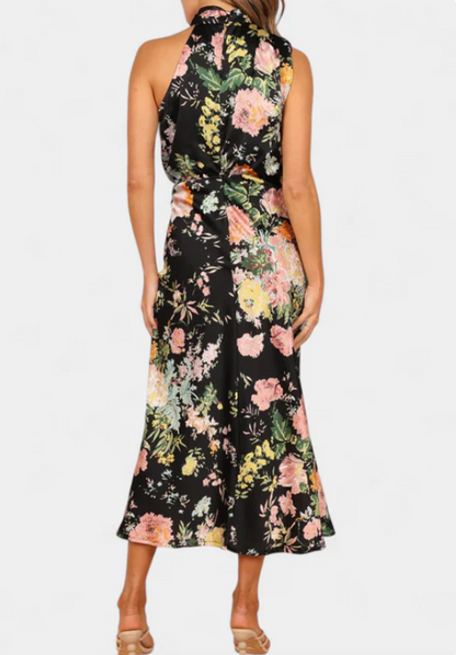 Lisa™ | Floral Halter Dress