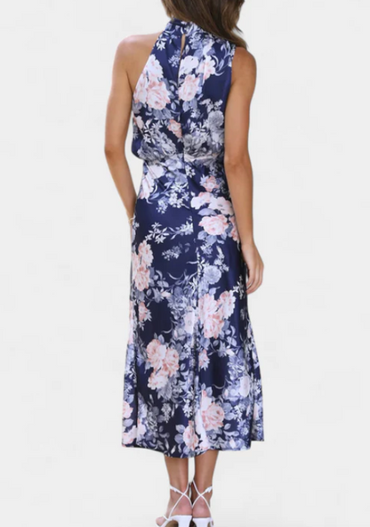 Lisa™ | Floral Halter Dress