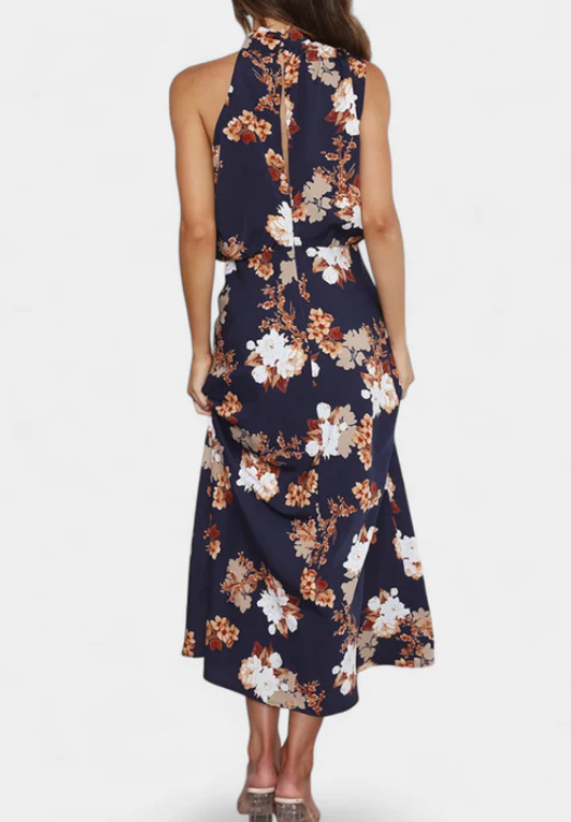 Lisa™ | Floral Halter Dress