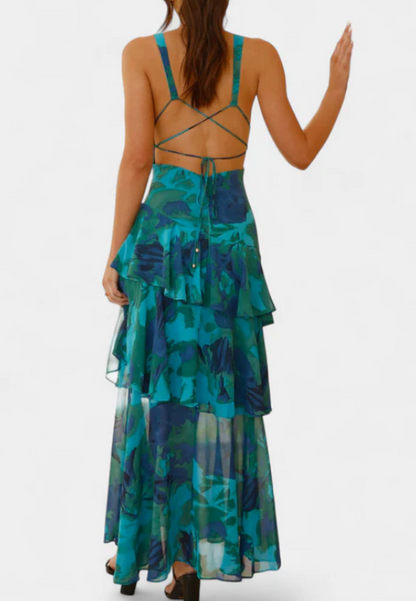 Diana™ | Elegant V-neck Dress