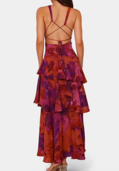 Diana™ | Elegant V-neck Dress