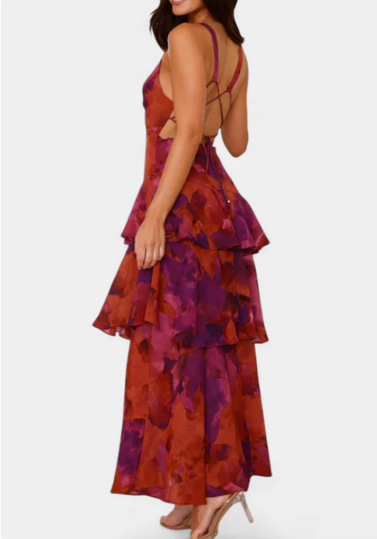 Diana™ | Elegant V-neck Dress