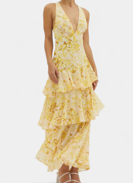 Diana™ | Elegant V-neck Dress