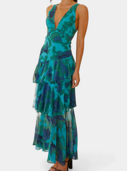 Diana™ | Elegant V-neck Dress