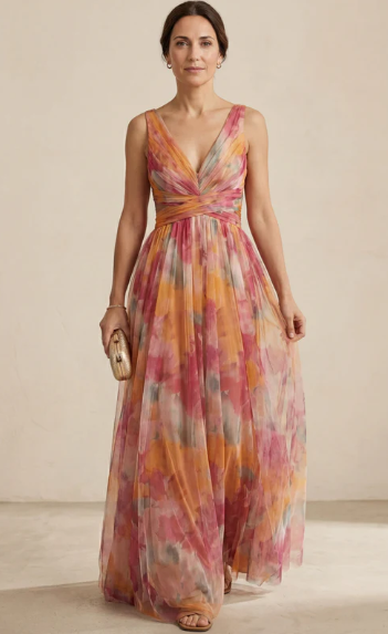 Giselle™ | Floral Print Maxi Dress