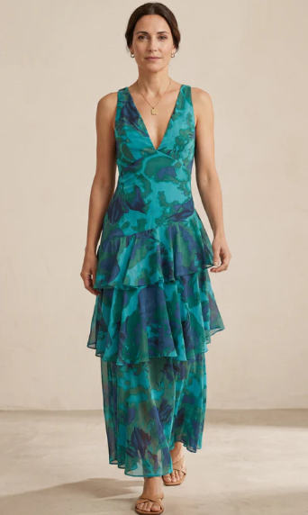 Diana™ | Elegant V-neck Dress