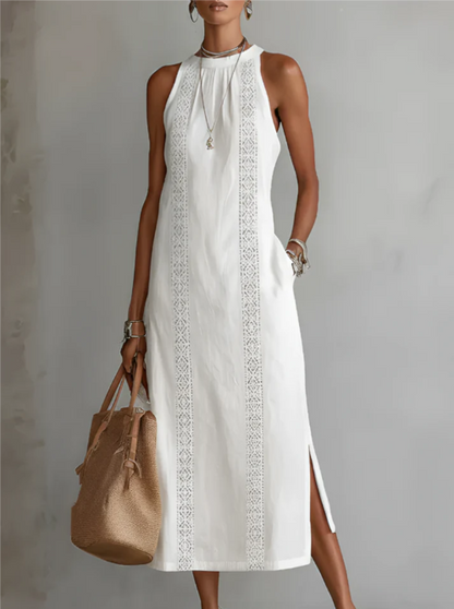 JIMENA™ | LINEN MIDI DRESS