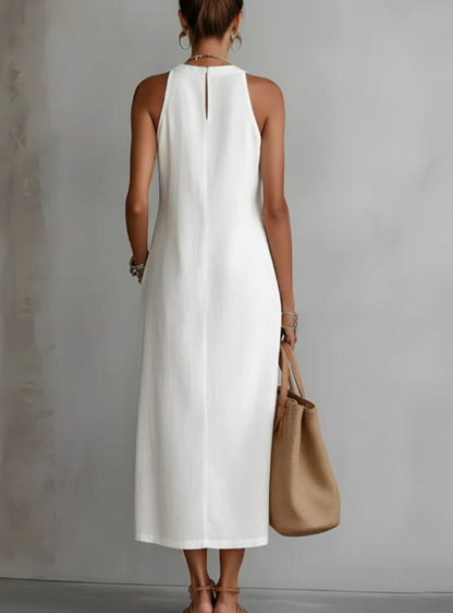 JIMENA™ | LINEN MIDI DRESS