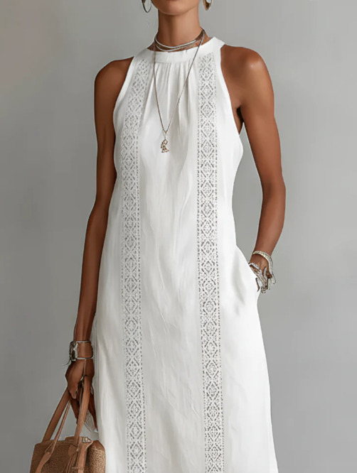JIMENA™ | LINEN MIDI DRESS