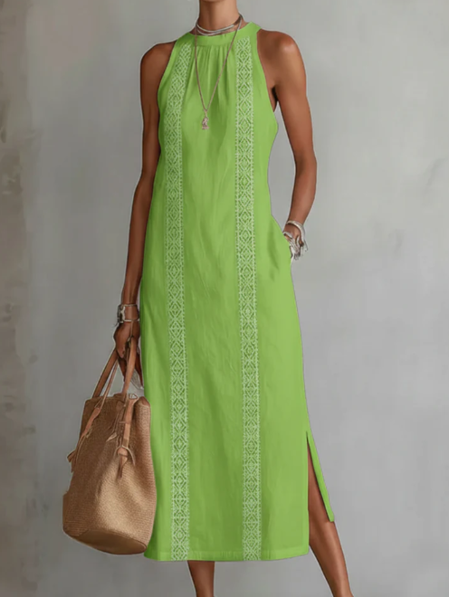 JIMENA™ | LINEN MIDI DRESS