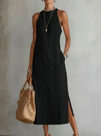 JIMENA™ | LINEN MIDI DRESS
