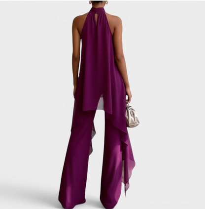 CLARA™ | ELEGANT HALTER NECK SET
