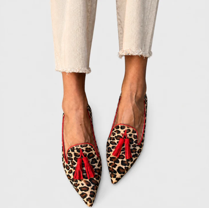 Nela™ | Leopard Loafers