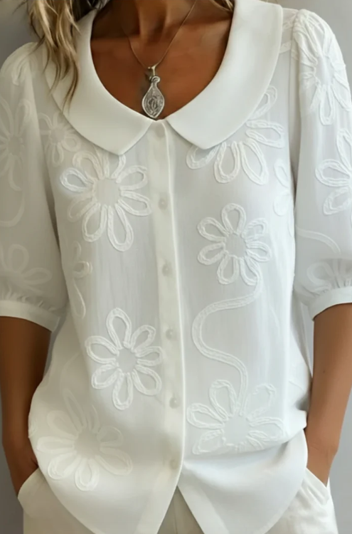 Elegant Floral Blouse