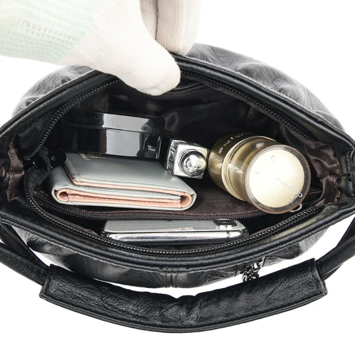 Ruched handbag