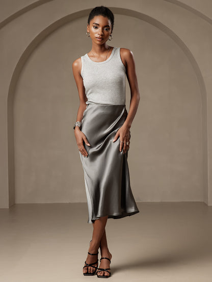 CLASSIC AND ELEGANT SILK SKIRT