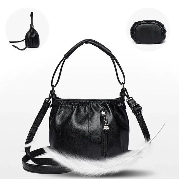 Ruched handbag