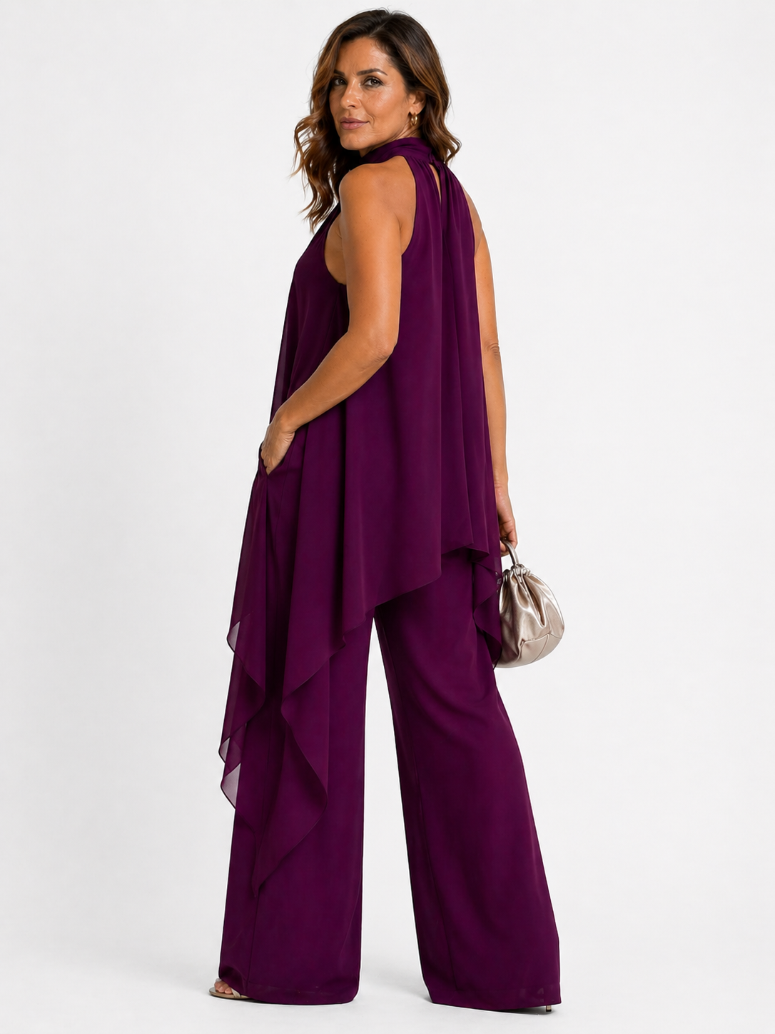 CLARA™ | ELEGANT HALTER NECK SET