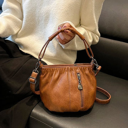 Ruched handbag