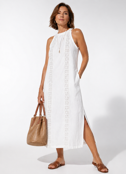 JIMENA™ | LINEN MIDI DRESS