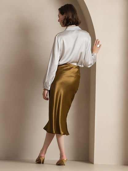 CLASSIC AND ELEGANT SILK SKIRT