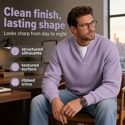 Archie | Double-Layered Waffle Jumper