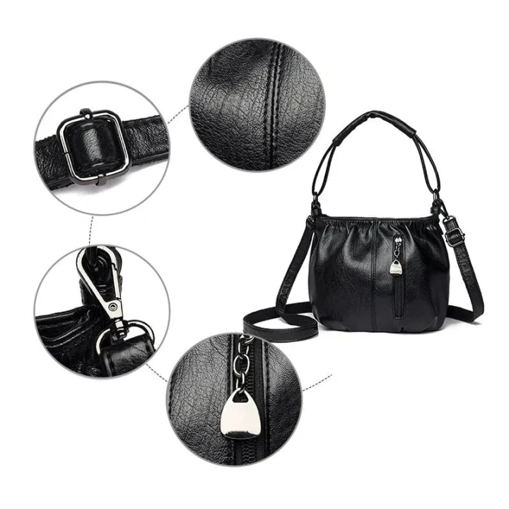 Ruched handbag