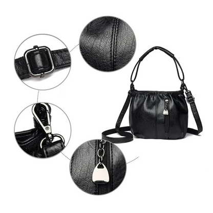 Ruched handbag